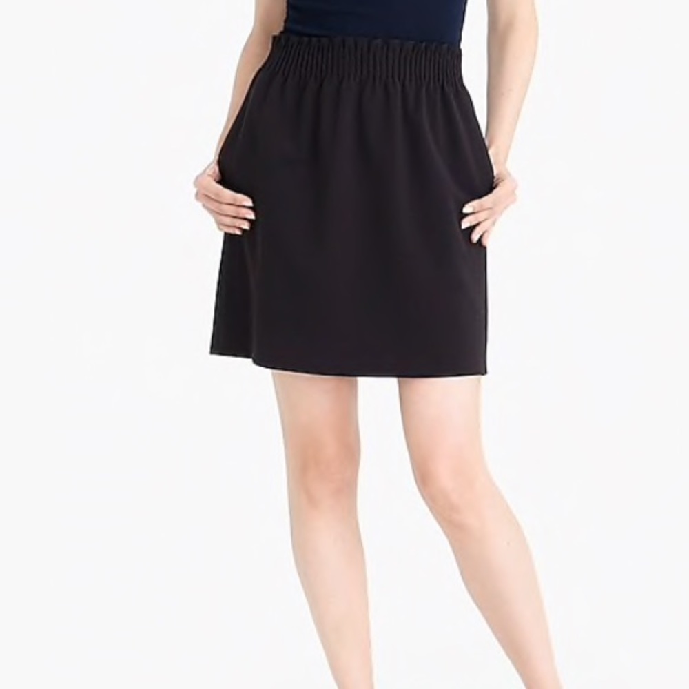 J. Crew Factory Sidewalk Skirt in Black